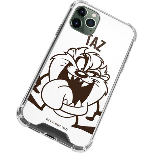 Looney Tunes Taz Big Head iPhone 11 Pro Max Clear Case