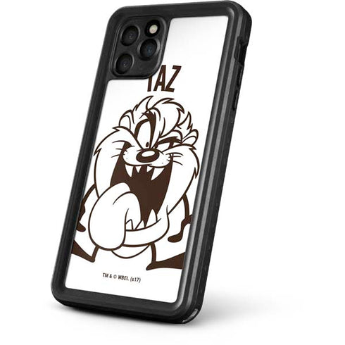 Looney Tunes Taz Big Head iPhone 11 Pro Waterproof Case