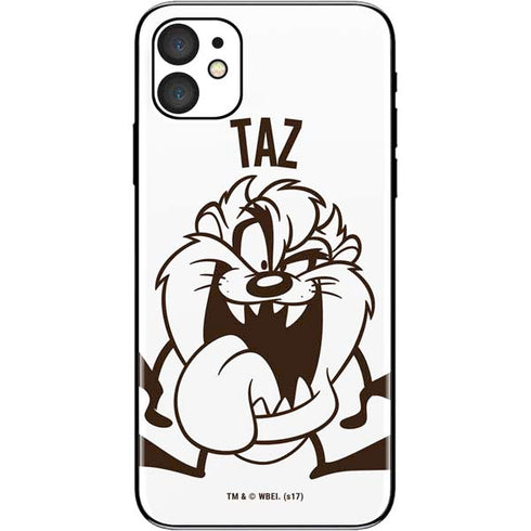Looney Tunes Taz Big Head iPhone 11 Skin