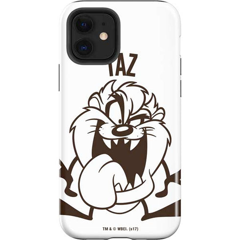 Looney Tunes Taz Big Head iPhone 12 Impact Case