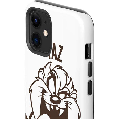 Looney Tunes Taz Big Head iPhone 12 Impact Case