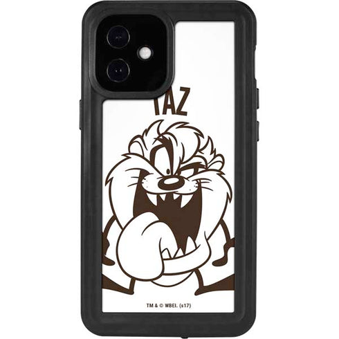 Looney Tunes Taz Big Head iPhone 12 Mini Waterproof Case