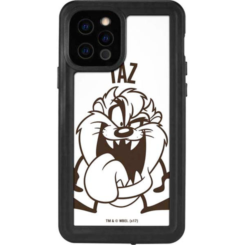Looney Tunes Taz Big Head iPhone 12 Pro Waterproof Case