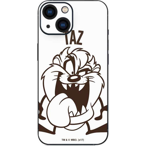 Looney Tunes Taz Big Head iPhone 13 Mini Skin