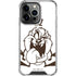 Looney Tunes Taz Big Head iPhone 13 Pro Clear Case