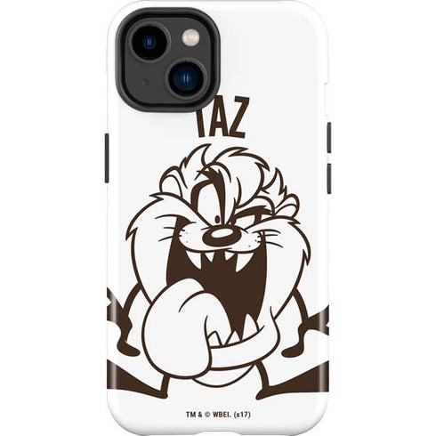 Looney Tunes Taz Big Head iPhone 15 Plus Impact Case