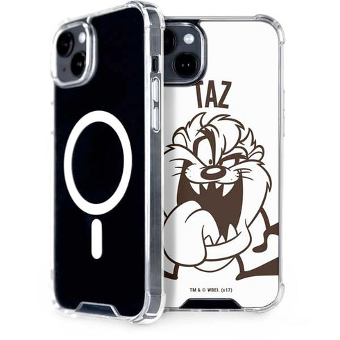 Looney Tunes Taz Big Head iPhone 15 Plus MagSafe Case