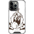 Looney Tunes Taz Big Head iPhone 14 Pro Clear Case