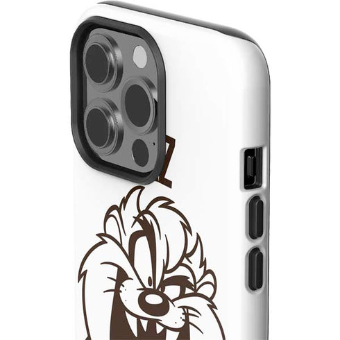 Looney Tunes Taz Big Head iPhone 14 Pro Impact Case