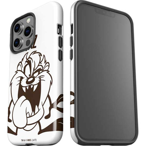 Looney Tunes Taz Big Head iPhone 14 Pro Impact Case