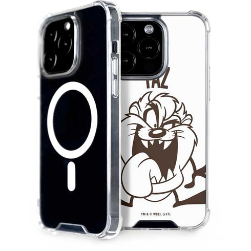 Looney Tunes Taz Big Head iPhone 15 Pro MagSafe Case