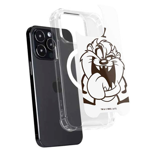 Looney Tunes Taz Big Head iPhone 15 Pro MagSafe Case