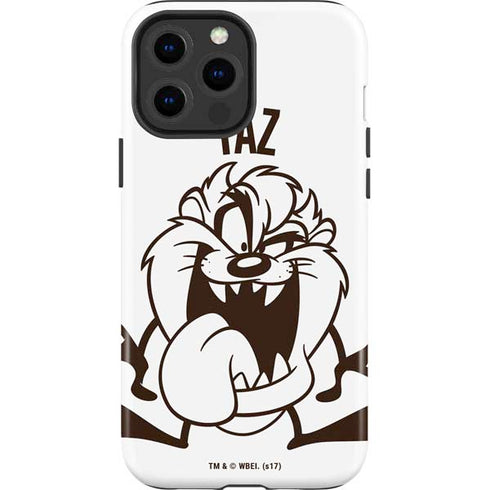 Looney Tunes Taz Big Head iPhone 15 Pro Max Impact Case