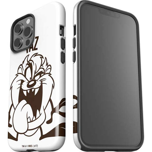 Looney Tunes Taz Big Head iPhone 14 Pro Max Impact Case