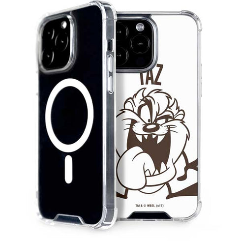 Looney Tunes Taz Big Head iPhone 14 Pro Max MagSafe Case