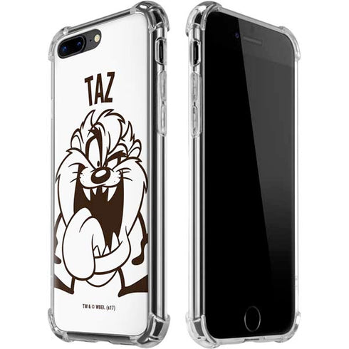 Looney Tunes Taz Big Head iPhone 7/8 Plus Clear Case
