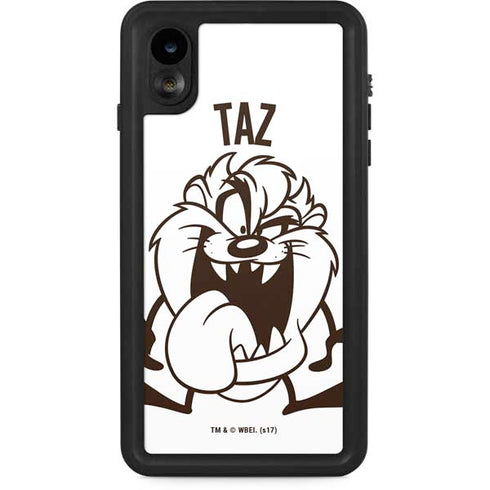 Looney Tunes Taz Big Head iPhone XR Waterproof Case