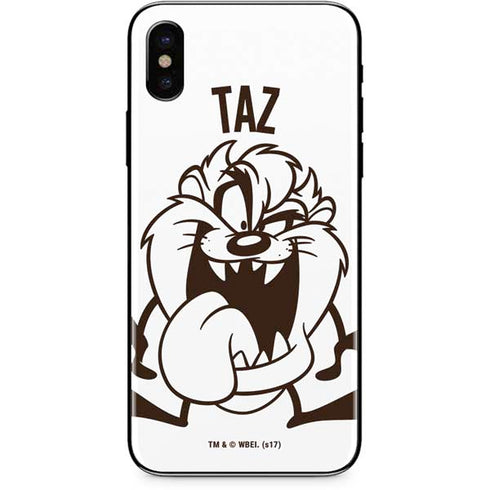 Looney Tunes Taz Big Head iPhone XS Skin