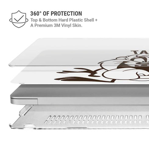 Looney Tunes Taz Big Head MacBook Air 15in (2023-2025) Case plus Skin