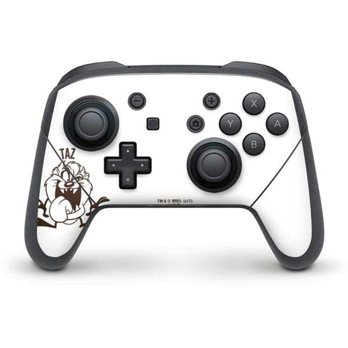 Looney Tunes Taz Big Head Nintendo Switch Pro Controller Skin