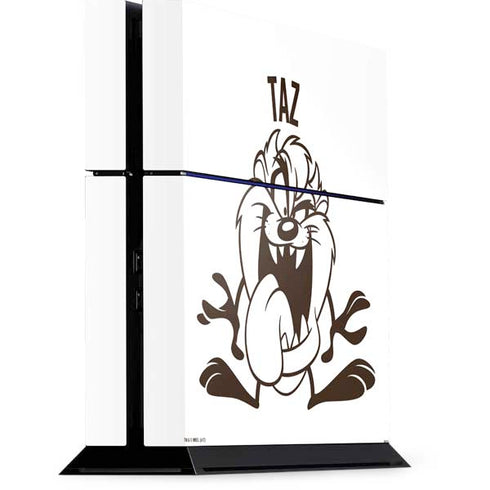 Looney Tunes Taz Big Head PS4 Console Skin