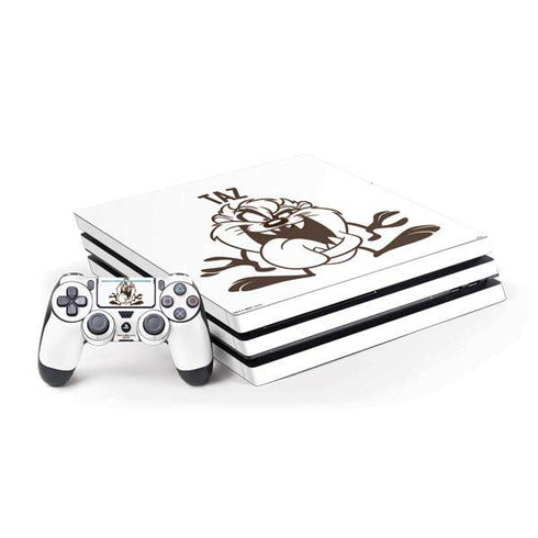 Looney Tunes Taz Big Head PS4 Pro Bundle Skin