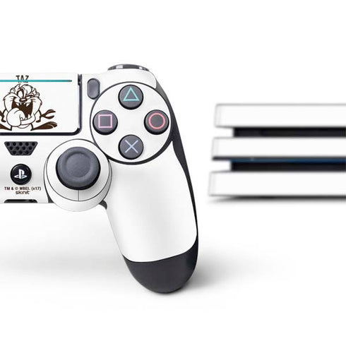Looney Tunes Taz Big Head PS4 Pro Bundle Skin