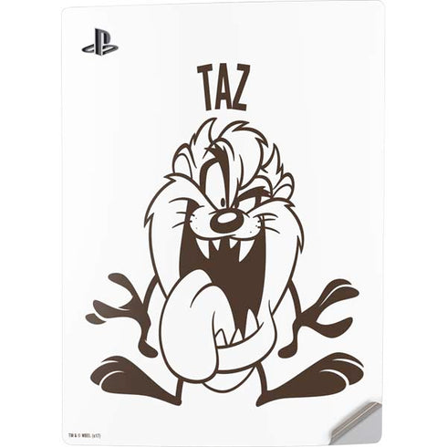 Looney Tunes Taz Big Head PS5 Digital Edition Console Skin