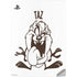 Looney Tunes Taz Big Head PS5 Digital Edition Console Skin