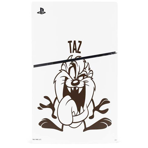 Looney Tunes Taz Big Head PS5 Slim Digital Edition Bundle Skin