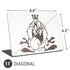 Looney Tunes Taz Big Head Universal Laptop 11in (8.8 x 6.2in) Skin