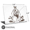 Looney Tunes Taz Big Head Universal Laptop 12in (9.8 x 6.8in) Skin