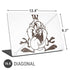 Looney Tunes Taz Big Head Universal Laptop 16.6in (13.4 x 9.7in) Skin