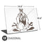 Looney Tunes Taz Big Head Universal Laptop 18in (14.6 x 10.6in) Skin