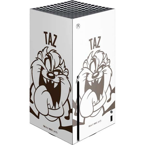 Looney Tunes Taz Big Head Xbox Series X Console Skin