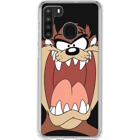 Looney Tunes Taz Galaxy A21 Clear Case