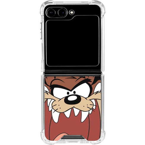 Looney Tunes Taz Galaxy Z Flip5 5G Clear Case