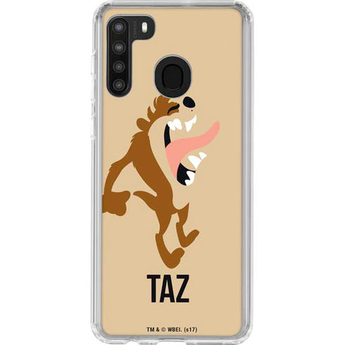 Looney Tunes Taz Identity Galaxy A21 Clear Case