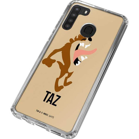 Looney Tunes Taz Identity Galaxy A21 Clear Case