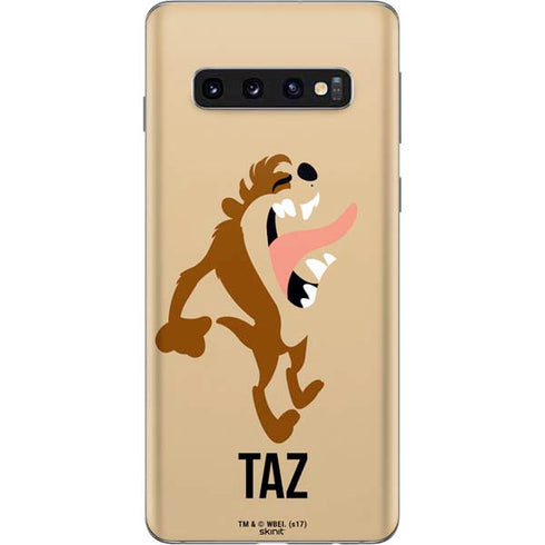 Looney Tunes Taz Identity Galaxy S10 Skin