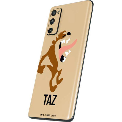 Looney Tunes Taz Identity Galaxy S20 Fan Edition Skin