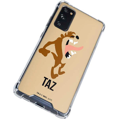 Looney Tunes Taz Identity Galaxy S20 FE Clear Case