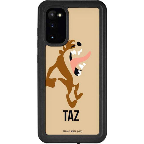 Looney Tunes Taz Identity Galaxy S20 Waterproof Case