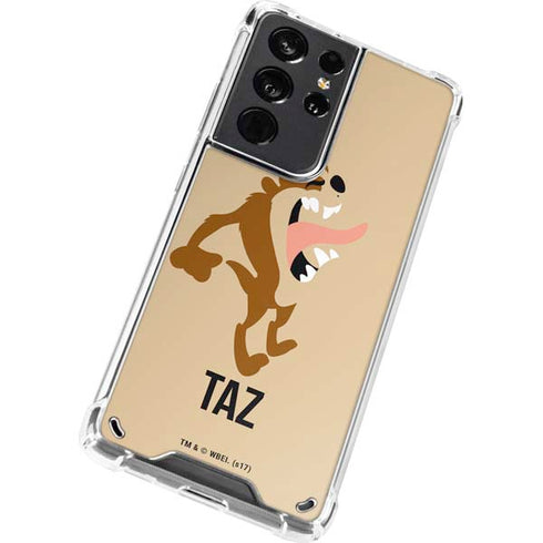 Looney Tunes Taz Identity Galaxy S21 Ultra 5G Clear Case
