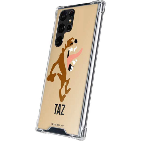 Looney Tunes Taz Identity Galaxy S22 Ultra Clear Case