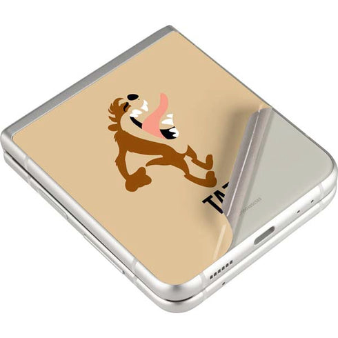 Looney Tunes Taz Identity Galaxy Z Flip3 5G Skin