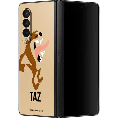 Looney Tunes Taz Identity Galaxy Z Fold3 5G Skin