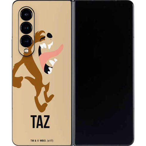 Looney Tunes Taz Identity Galaxy Z Fold4 5G Skin