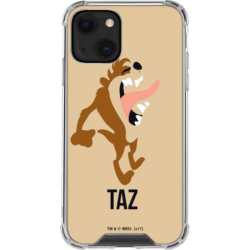 Looney Tunes Taz Identity iPhone 14 Plus Clear Case