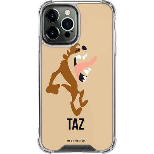 Looney Tunes Taz Identity iPhone 14 Pro Max Clear Case